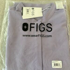 Figs Rafaela Scrub Top, lavender dew